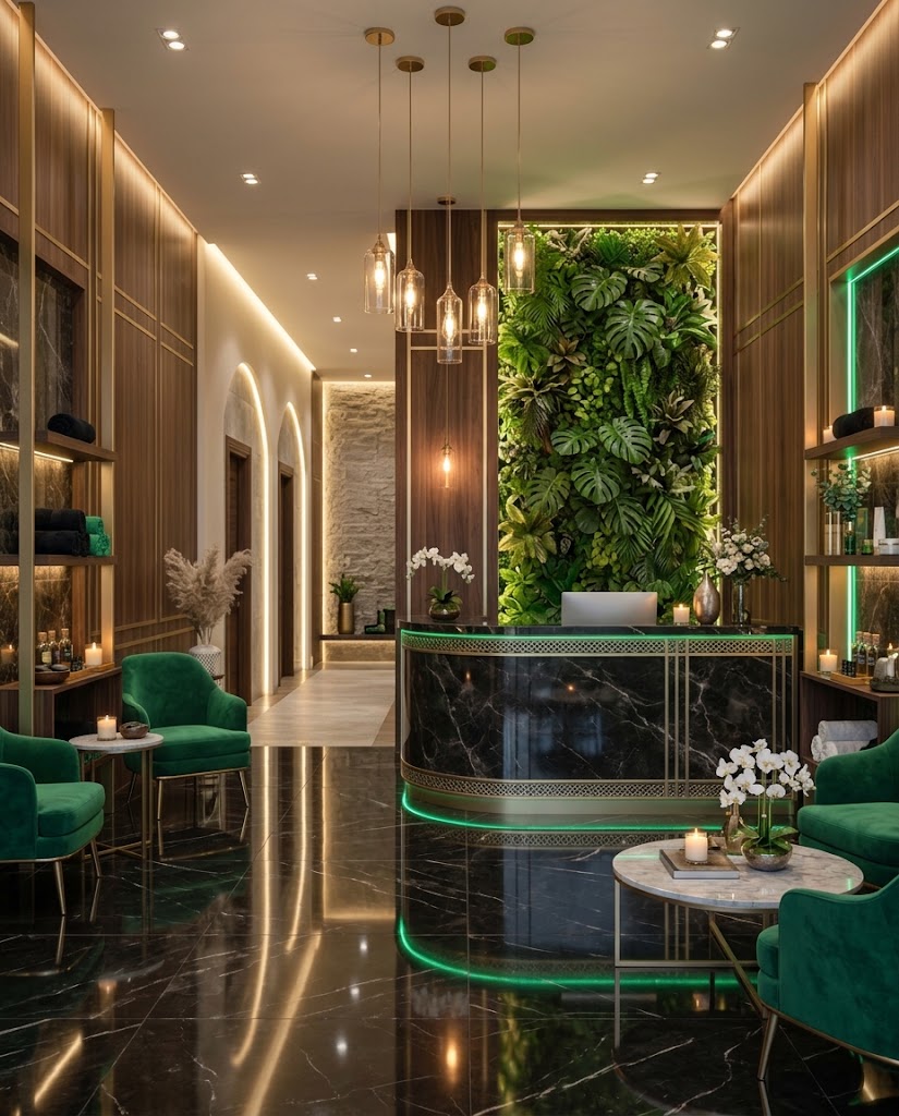 Luxury Med Spa Reception in Karachi